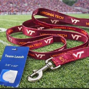 Virginia Tech Hokies Dog Leash VT Maroon Team Leash 60” NCAA